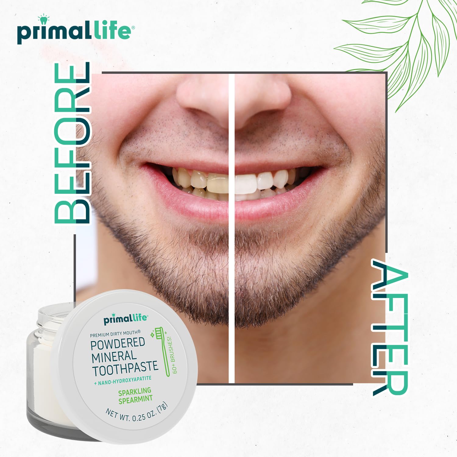 Primal Life Organics: Powdered Mineral Toothpaste, Fluoride - Free, Perfect For All Ages - The Tribalist