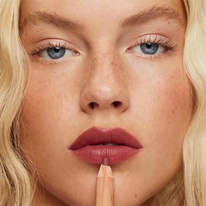 ILIA Lip Sketch Hydrating Crayon: 12-Hour Soft-Matte Color (Piazza)