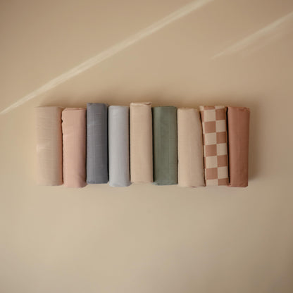 Mushie Organic Cotton Changing Pad Liners: Calming Muslin Comfort