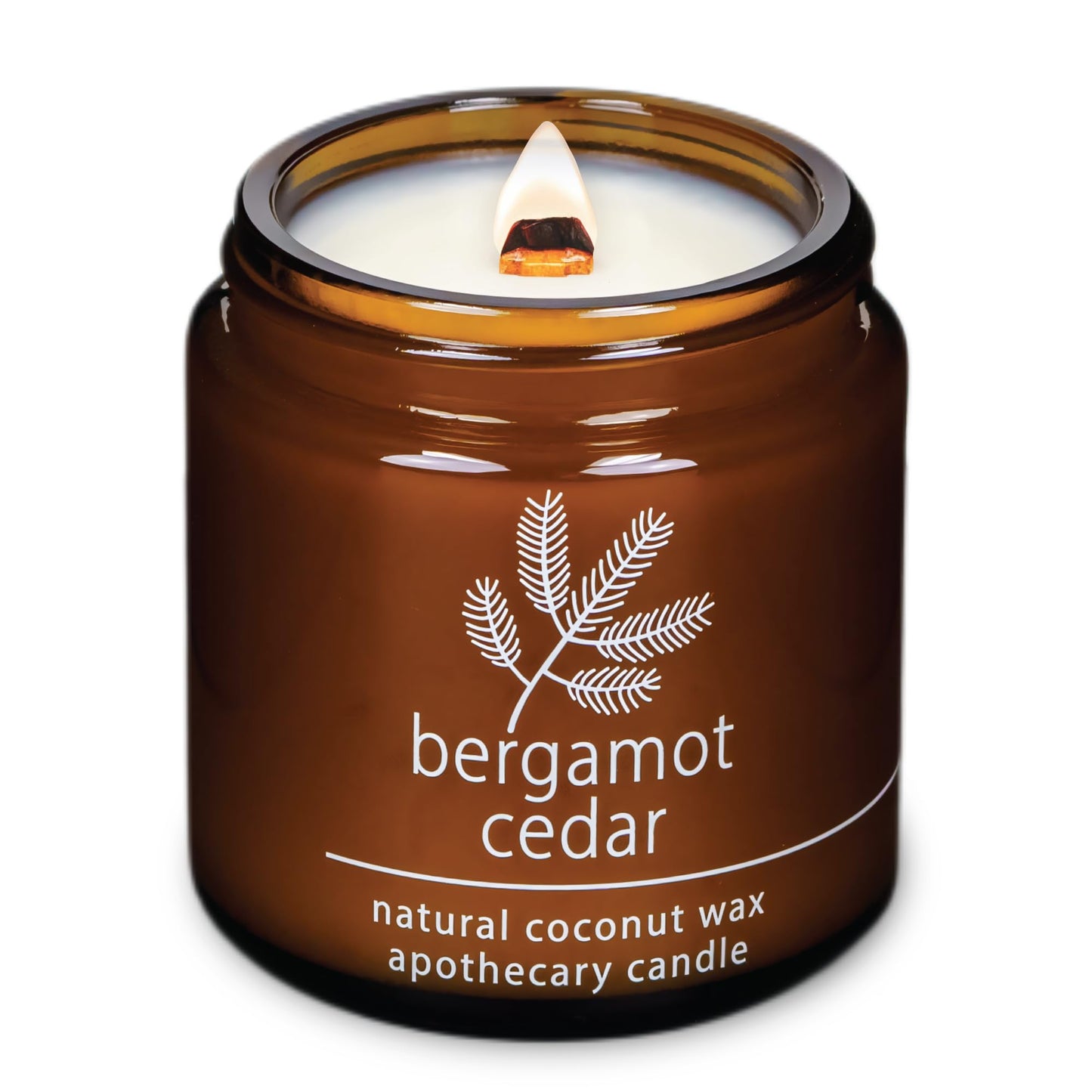 Non-Toxic Coconut Wax Candle: Signature Crackling Wood Wick, Phthalate-Free, 60-Hour Clean Burn