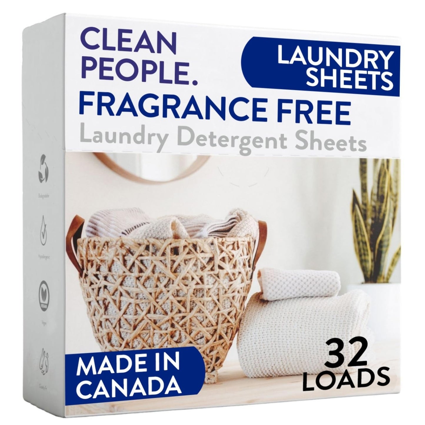 Toxin-Blocking Sleep & Laundry: Non-Toxic Clean People Ultra-Concentrated Detergent Sheets