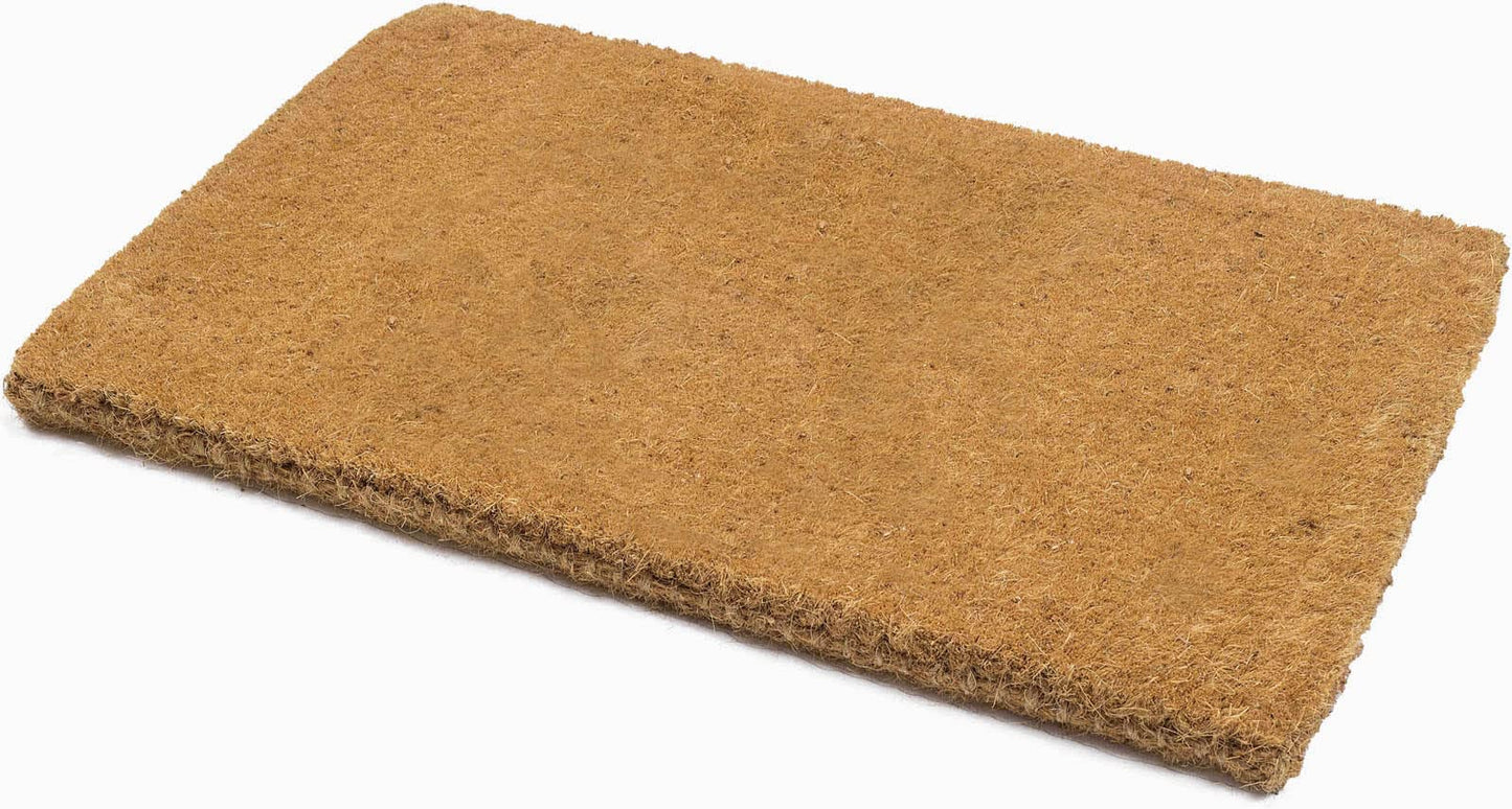 Fab Habitat Minimalist Natural Coir & Rubber Non-Slip Doormat