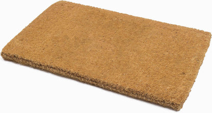 Fab Habitat Minimalist Natural Coir & Rubber Non-Slip Doormat