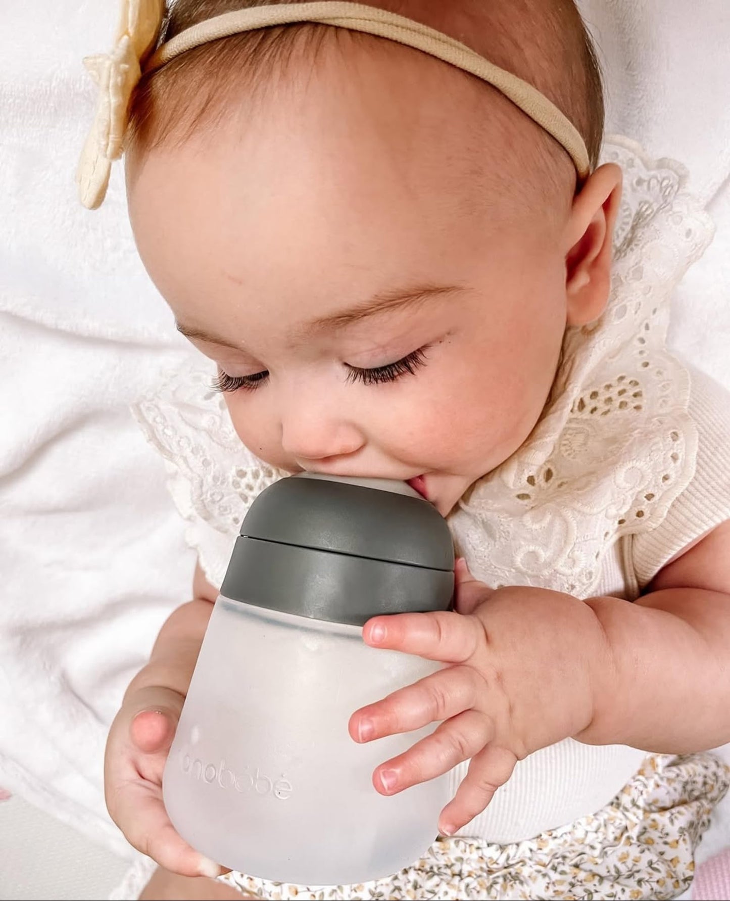 Nanobebe Flexy 9oz Silicone Baby Bottles with Anti-Colic Venting (3-Pack)