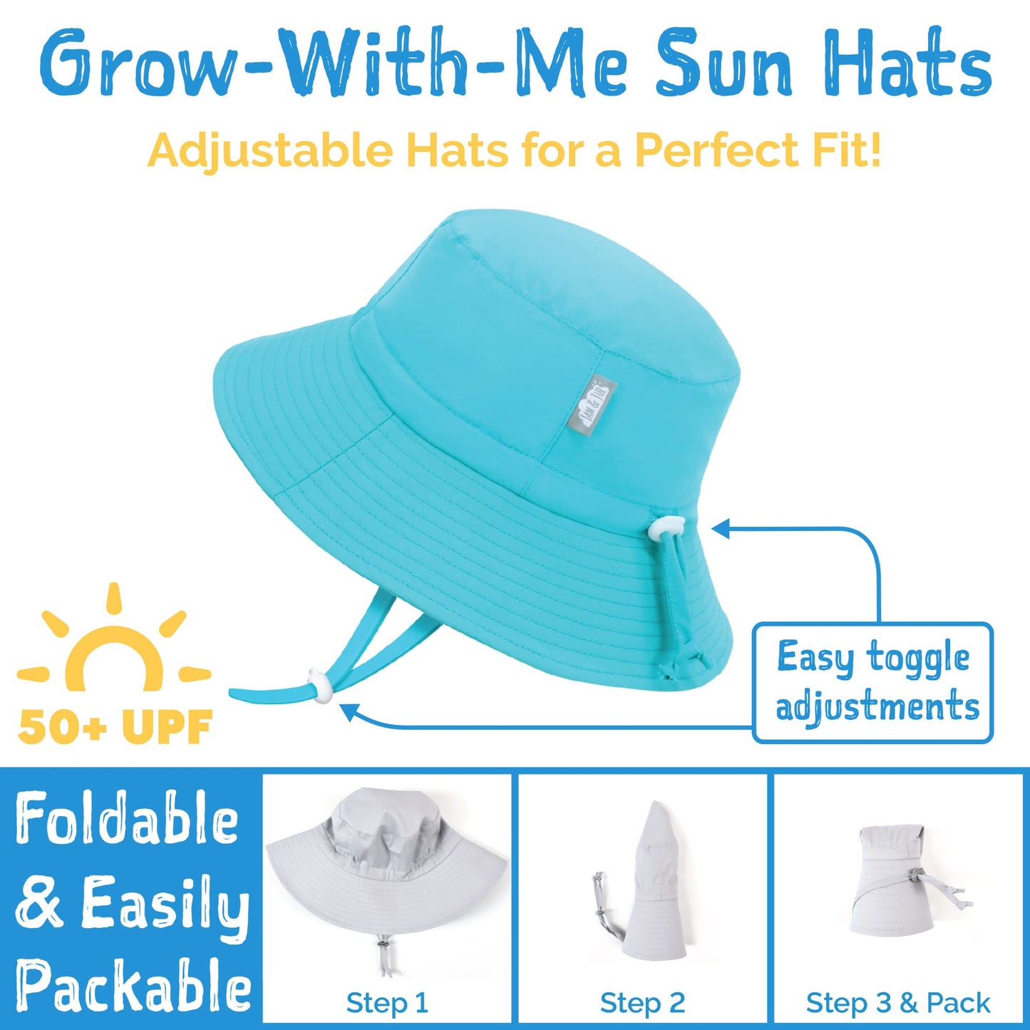 JAN & JUL Cotton Sun-Hat: UPF 50+ Chemical-Free Protection