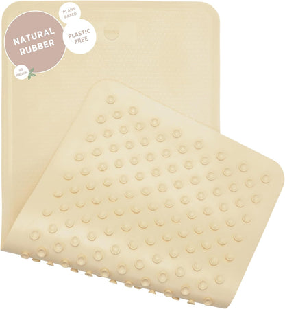 HEVEA Natural Rubber Wave Bath Mat: Plastic-Free & Biodegradable