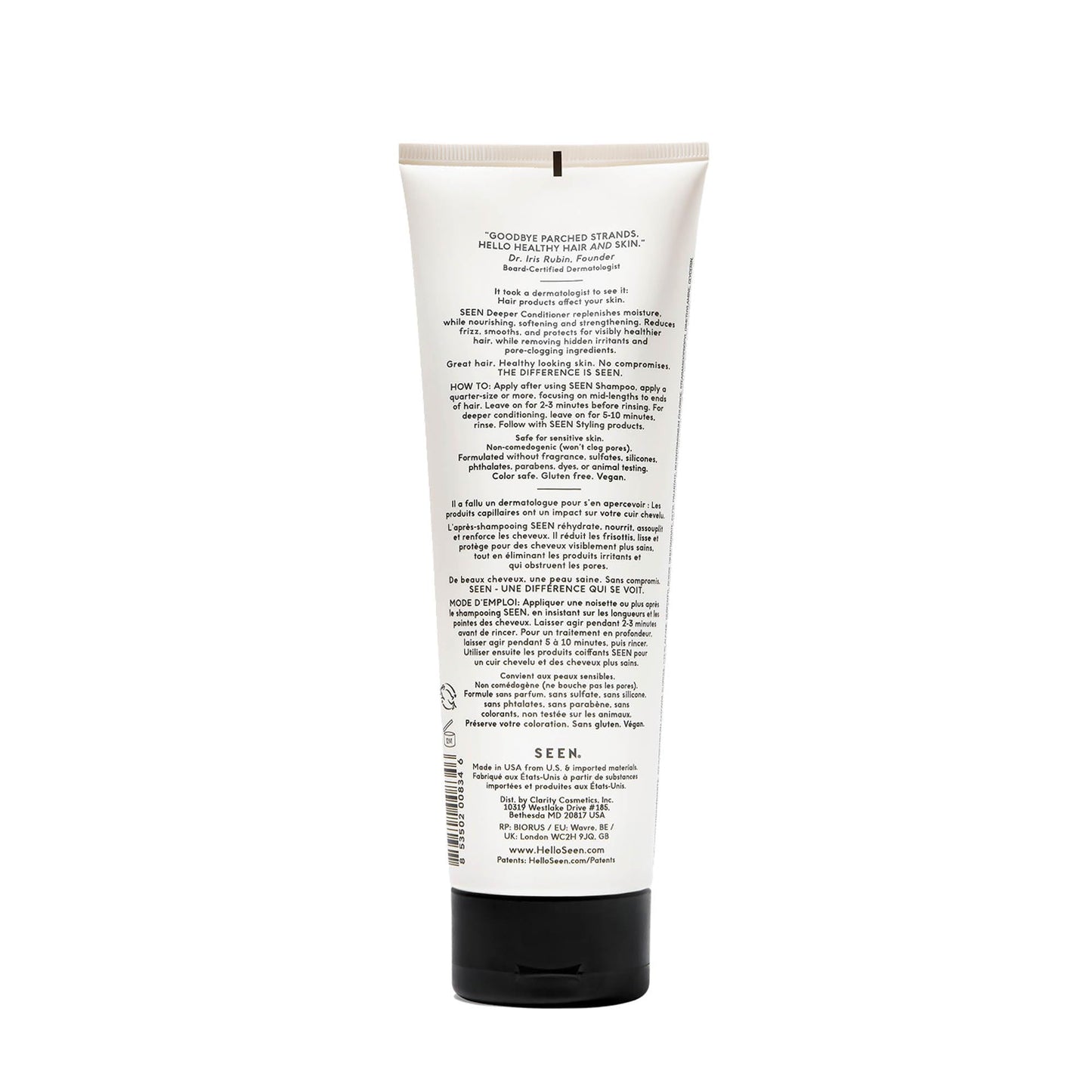 Fragrance-Free Deep Conditioner for Dry Hair, Dermatologist-Developed – SEEN