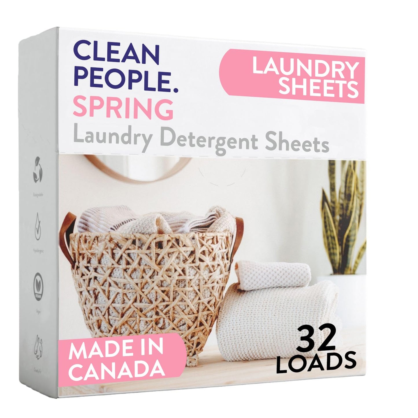 Toxin-Blocking Sleep & Laundry: Non-Toxic Clean People Ultra-Concentrated Detergent Sheets