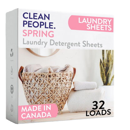 Toxin-Blocking Sleep & Laundry: Non-Toxic Clean People Ultra-Concentrated Detergent Sheets