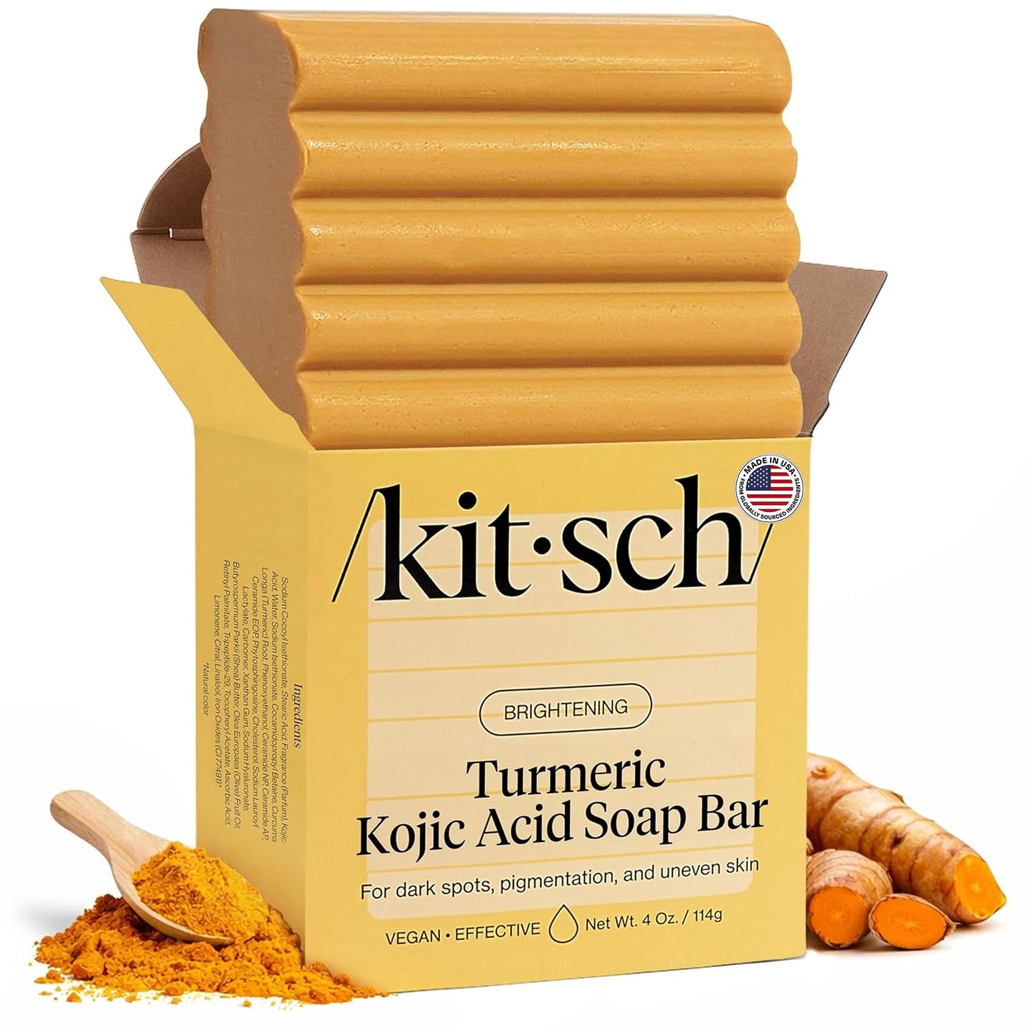 Plastic-Free Sugar Body Scrub Bar, Vegan & Leaping Bunny – Kitsch