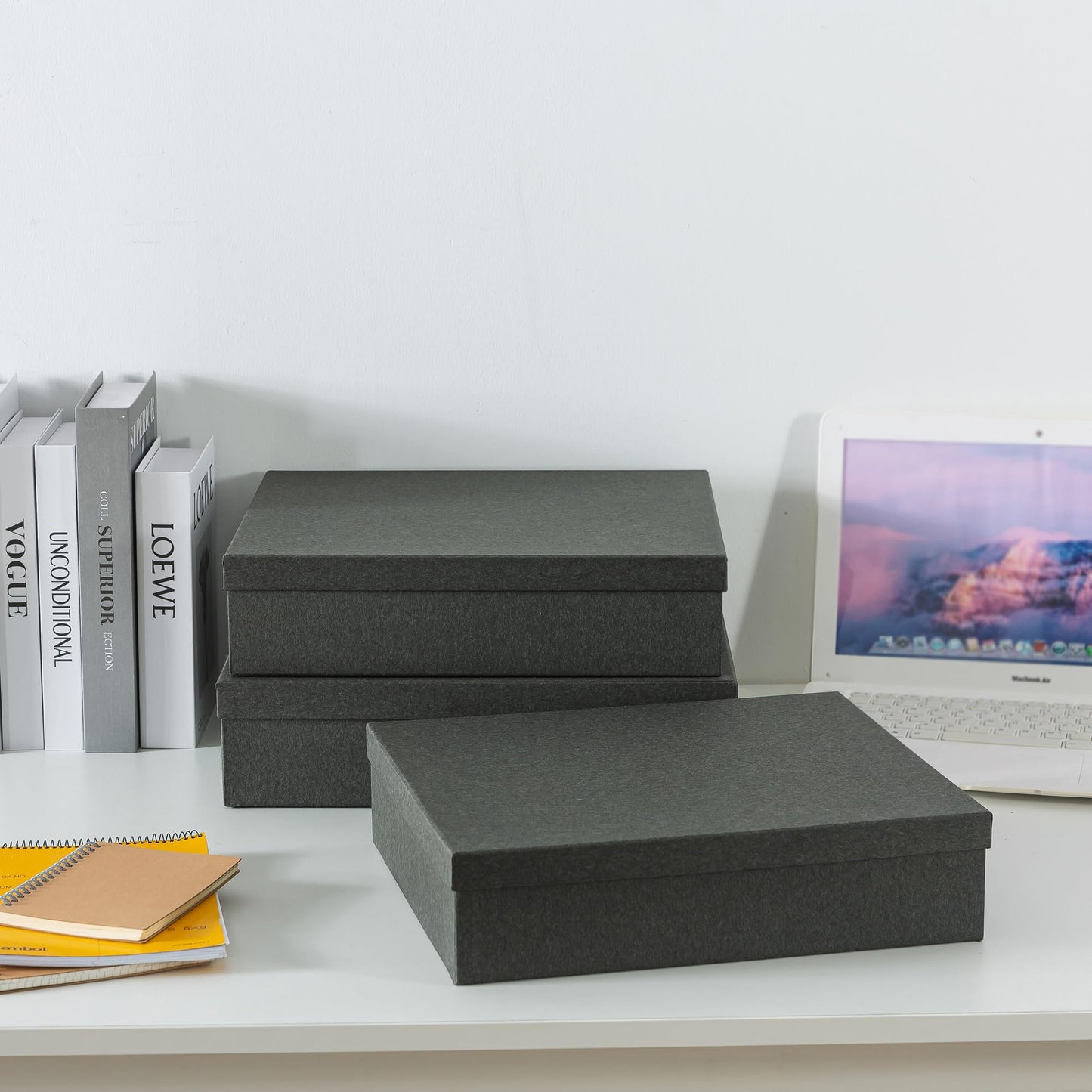 End Plastic Bins: Decorative Storage Boxes Made from Premium, Recyclable Kraft Paper