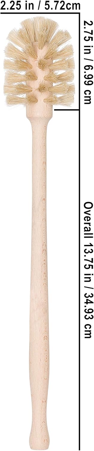 REDECKER Horsehair Bottle Brush: Sustainable Beechwood Handle