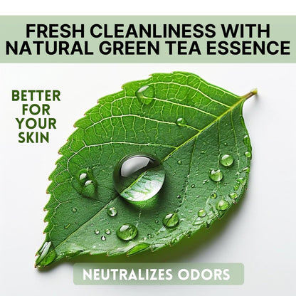 Hypoallergenic Green Tea & Coconut Plant-Based Laundry Soap Bar