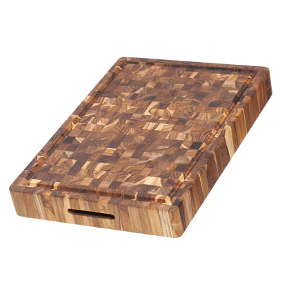 Teakhaus Butcher Block - Extra Large End-Grain Teak Cutting Board