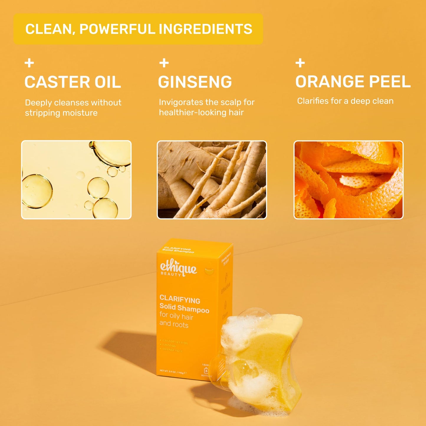 Ethique "Professor Curl" Shea Butter Shampoo Bar: Plastic-Free