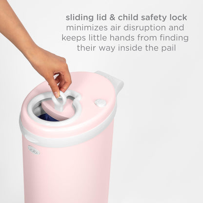 Ubbi Steel Diaper Pail: Powder-Coated Odor-Locking Bin
