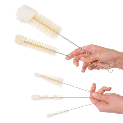 Redecker Beechwood Pot Brush | TRUE Shift Plant-Fibre Scrubber (2¼″ Round Head)