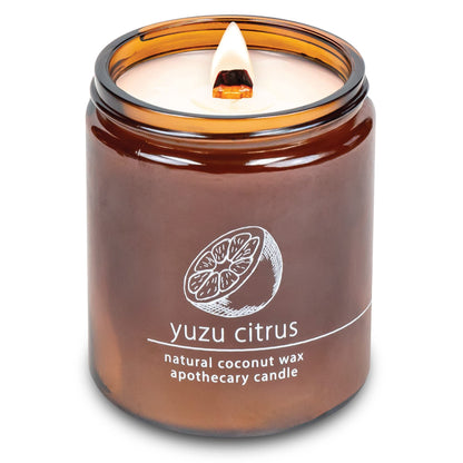Non-Toxic Coconut Wax Candle: Signature Crackling Wood Wick, Phthalate-Free, 60-Hour Clean Burn