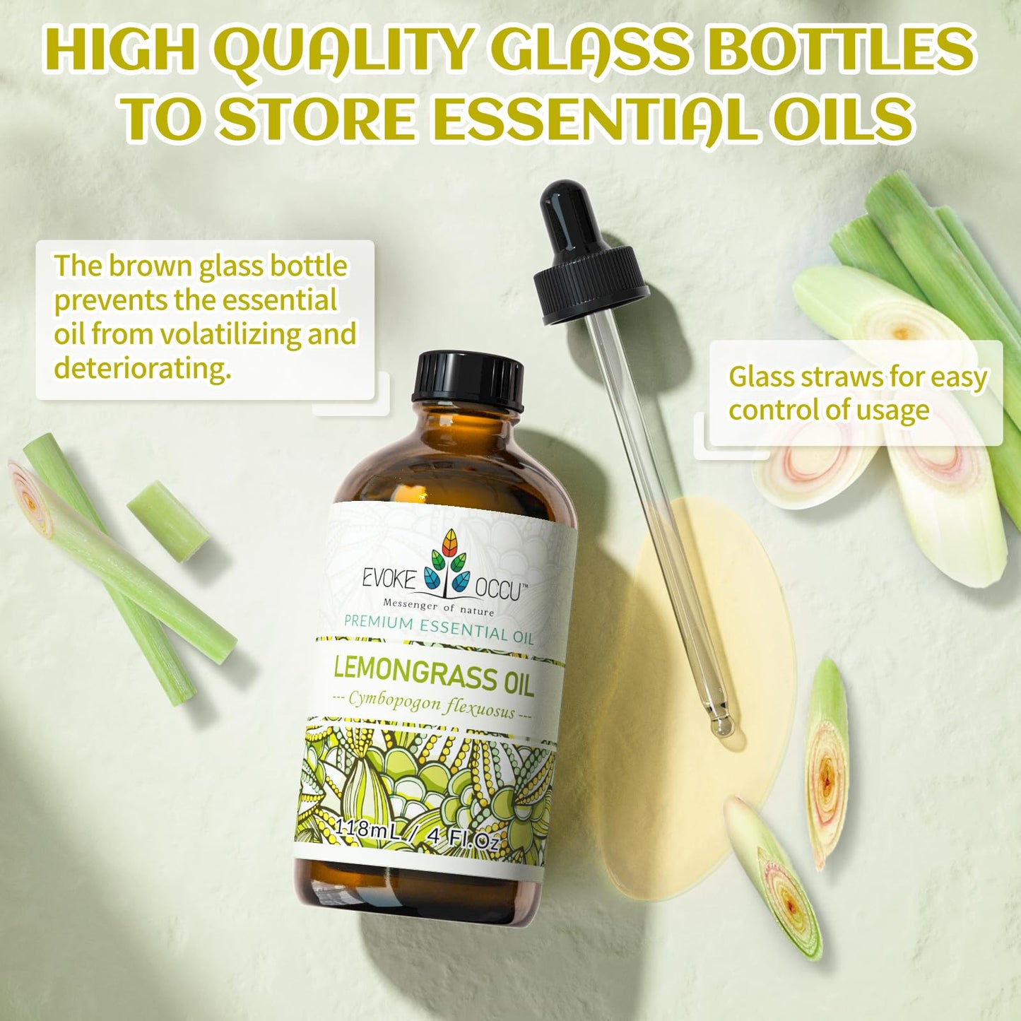 EVOKE OCCU: 100% Pure Clary Sage Essential Oil, 4oz
