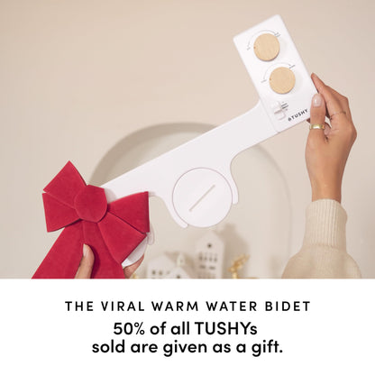 TUSHY 3.0 Spa Bidet Attachment: Cool to Warm Water Cleaning