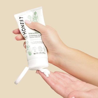 The Honest Company Diaper Rash Cream: Moisturizing Zinc Oxide Ointment
