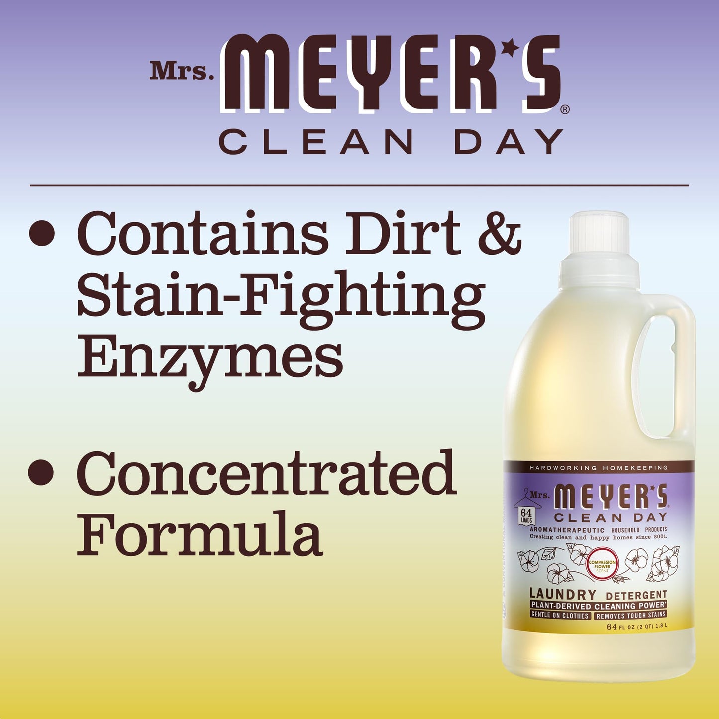 Mrs. Meyer's Clean Day Lavender Concentrated Liquid Laundry Detergent