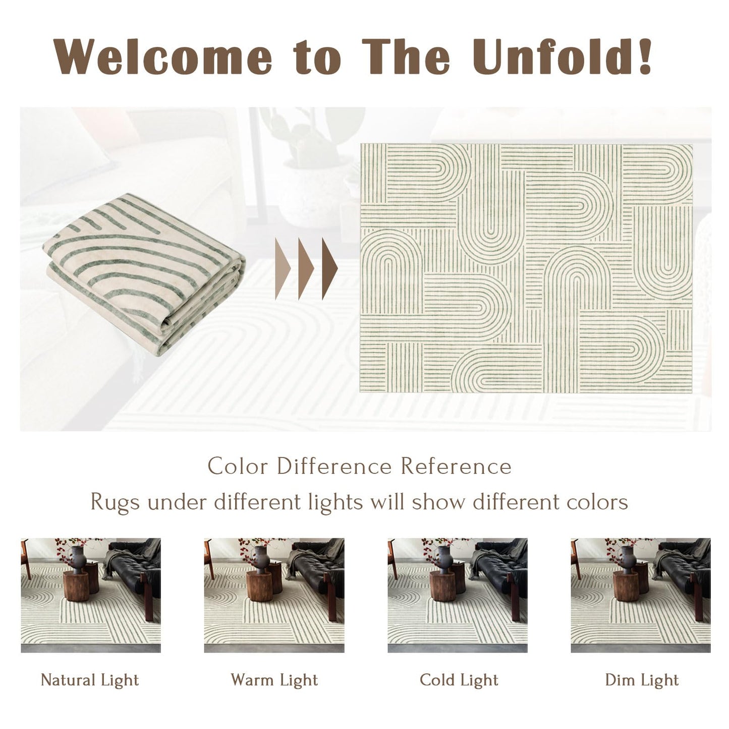 LUXRUG 6x9 OEKO-TEX Certified Modern Abstract Washable Rug
