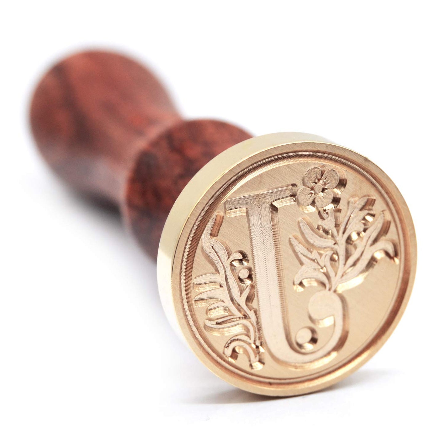 Traditional Wax Seal Stamp: Brass Head & Wooden Handle for Elegant, Zero-Waste Correspondence