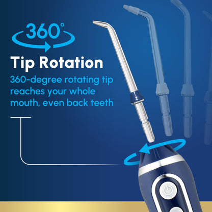 Waterpik Cordless Advanced 2.0 Flosser | TRUE Shift Travel‑Ready Oral Jet