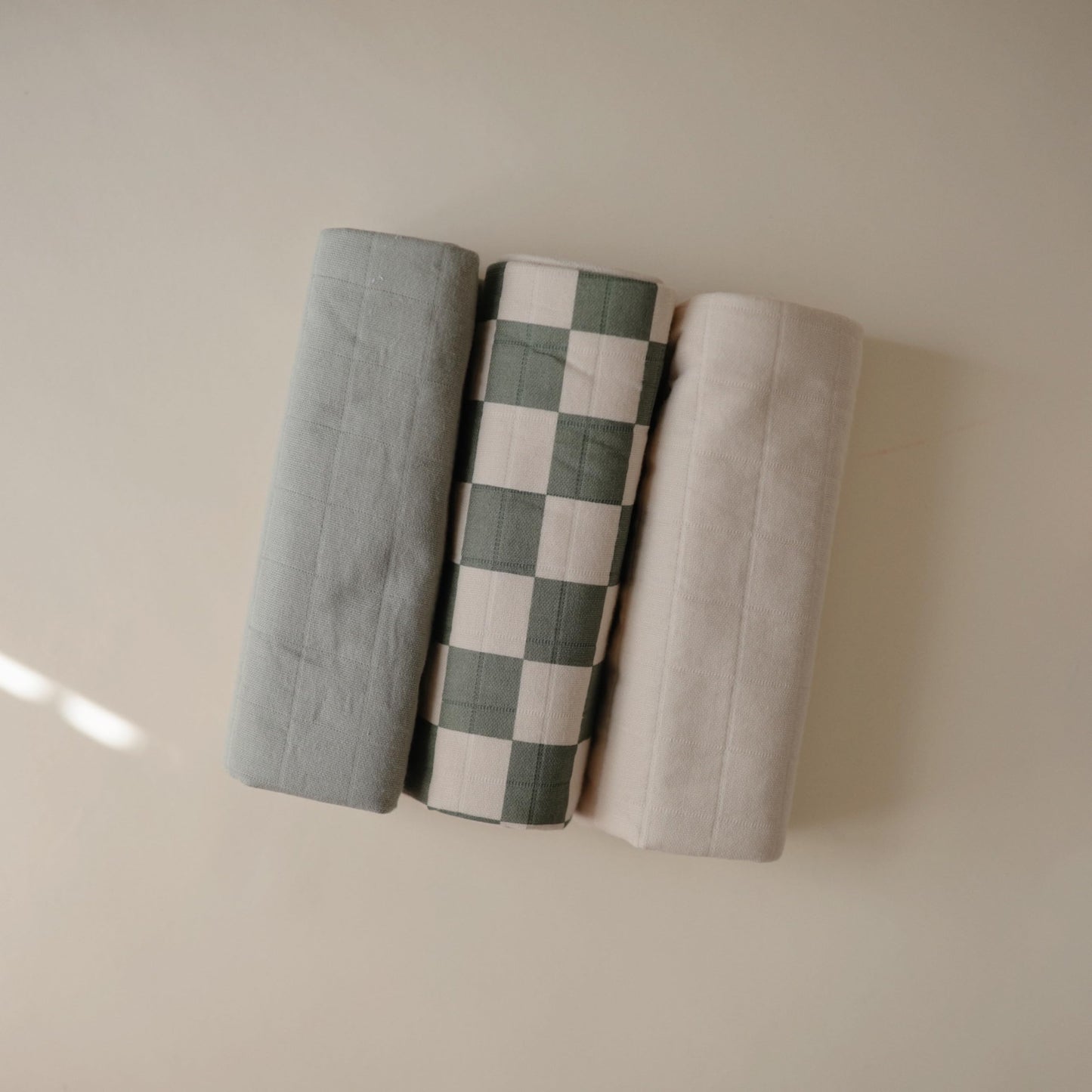 Mushie Organic Cotton Changing Pad Liners: Calming Muslin Comfort