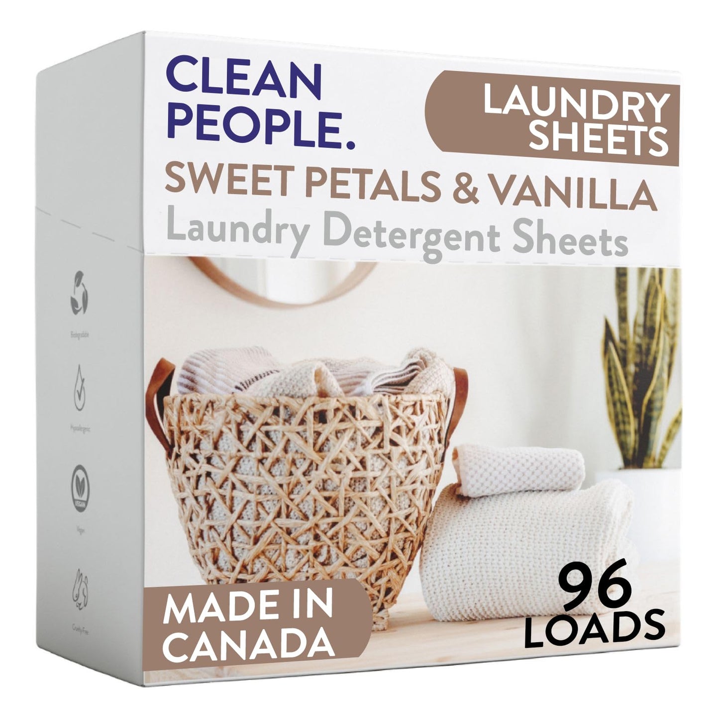 Toxin-Blocking Sleep & Laundry: Non-Toxic Clean People Ultra-Concentrated Detergent Sheets
