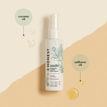 The Honest Company Diaper Rash Cream: Moisturizing Zinc Oxide Ointment