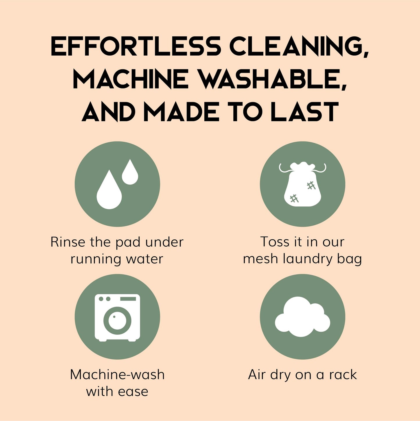 Greenzla Reusable Makeup Remover Pads: 20-Pack Bamboo Cotton Rounds