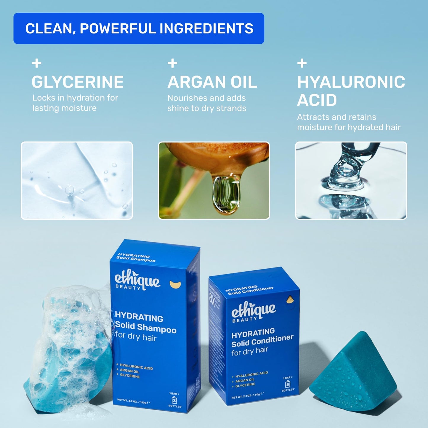 Ethique "Curliosity" Shea Butter Conditioner Bar: Plastic-Free