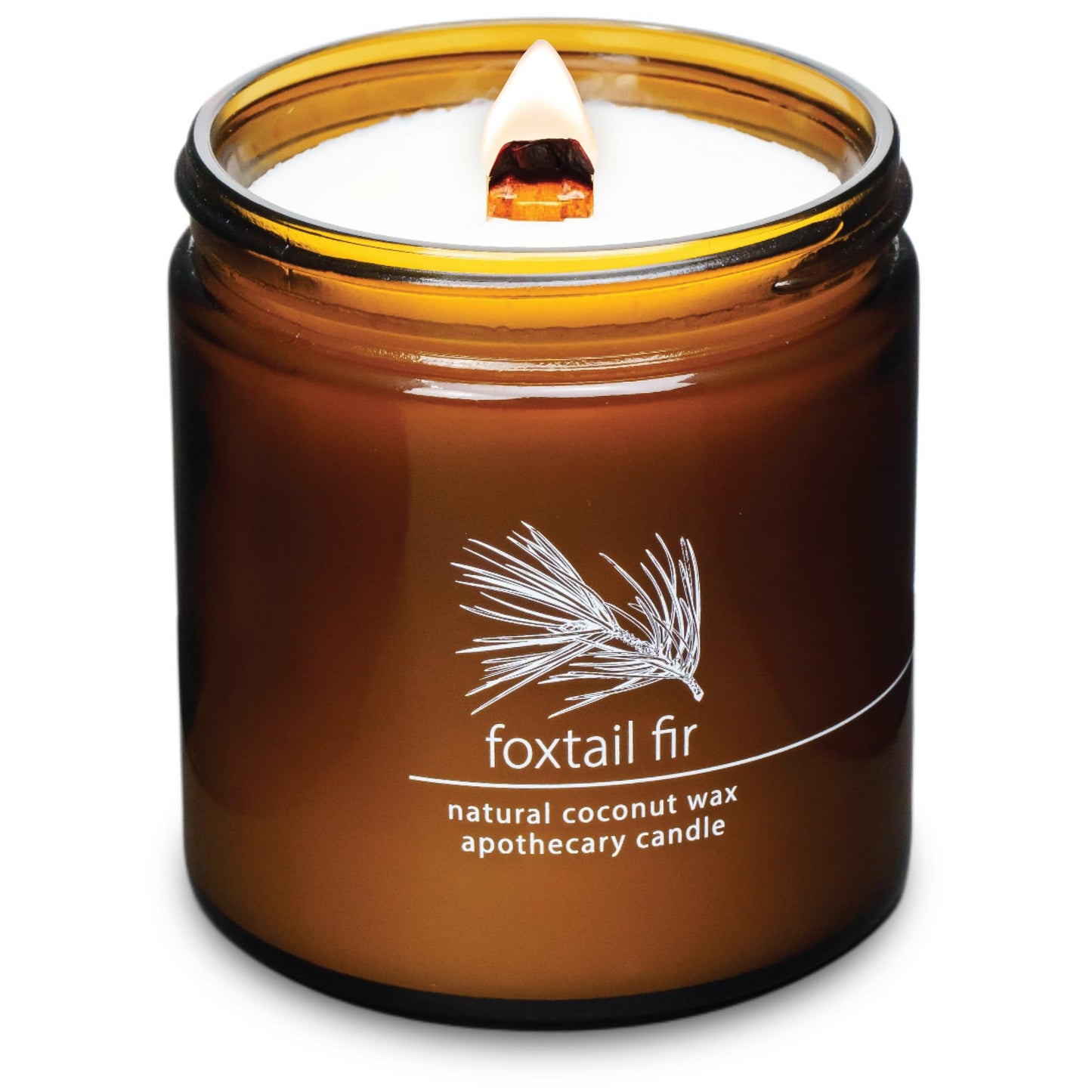 Non-Toxic Coconut Wax Candle: Signature Crackling Wood Wick, Phthalate-Free, 60-Hour Clean Burn