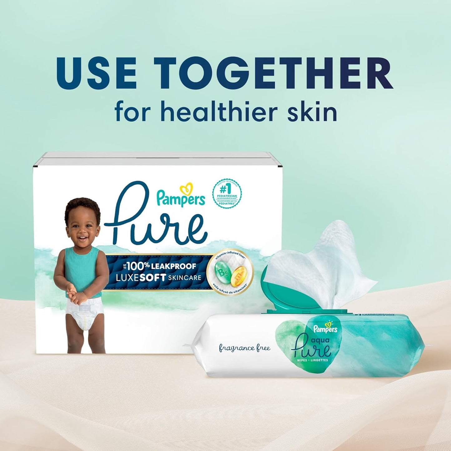 Pampers Pure Protection Diapers: Premium Plant-Based Skin Care