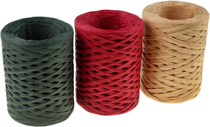100% Paper Twine: The Natural, Recyclable Raffia Ribbon for Zero-Waste Christmas Wrapping