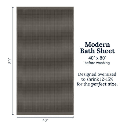Gilden Tree Bathroom Mat: 100% Absorbent Cotton Waffle Weave