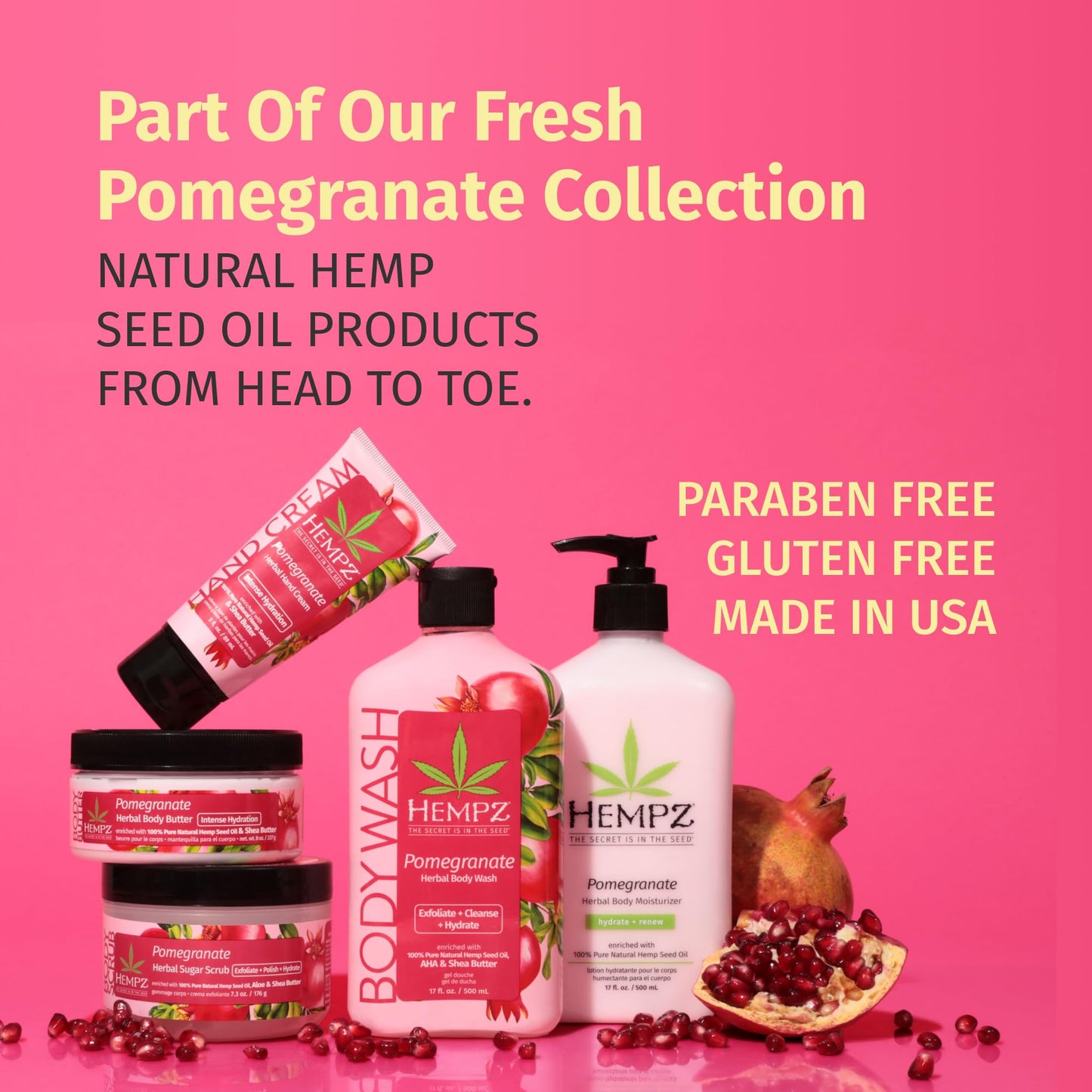 Fragrance-Free Sugar Body Scrub with Hemp Seed Oil – HEMPZ