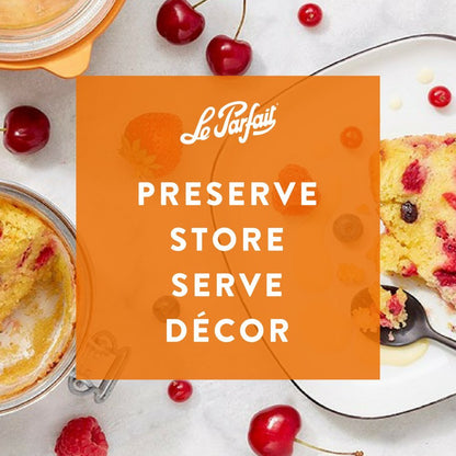 Le Parfait Super Terrine Jar - 4oz (Pack of 4) French Glass