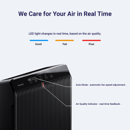 WINIX 5500-2: True HEPA Purifier with Washable Carbon Filter for Odor & VOC Reduction