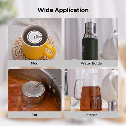 Reinmoson Extra Fine Mesh Stainless Steel Tea Strainer
