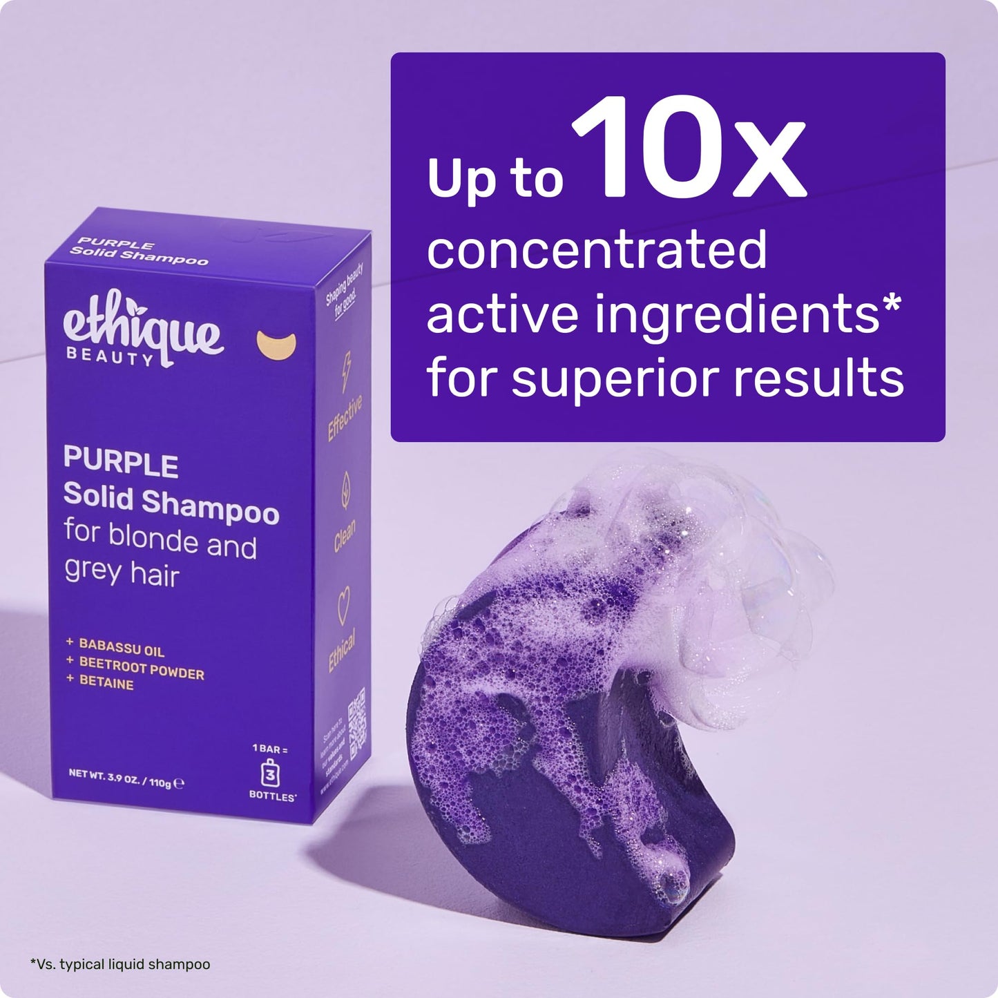 Ethique "Professor Curl" Shea Butter Shampoo Bar: Plastic-Free