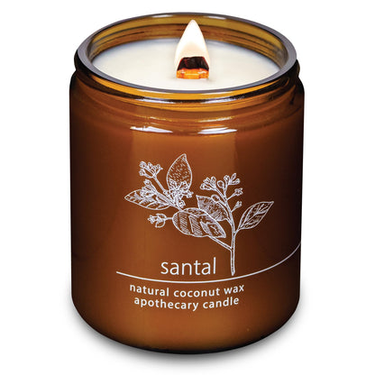 Non-Toxic Coconut Wax Candle: Signature Crackling Wood Wick, Phthalate-Free, 60-Hour Clean Burn