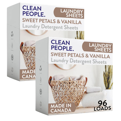 Toxin-Blocking Sleep & Laundry: Non-Toxic Clean People Ultra-Concentrated Detergent Sheets