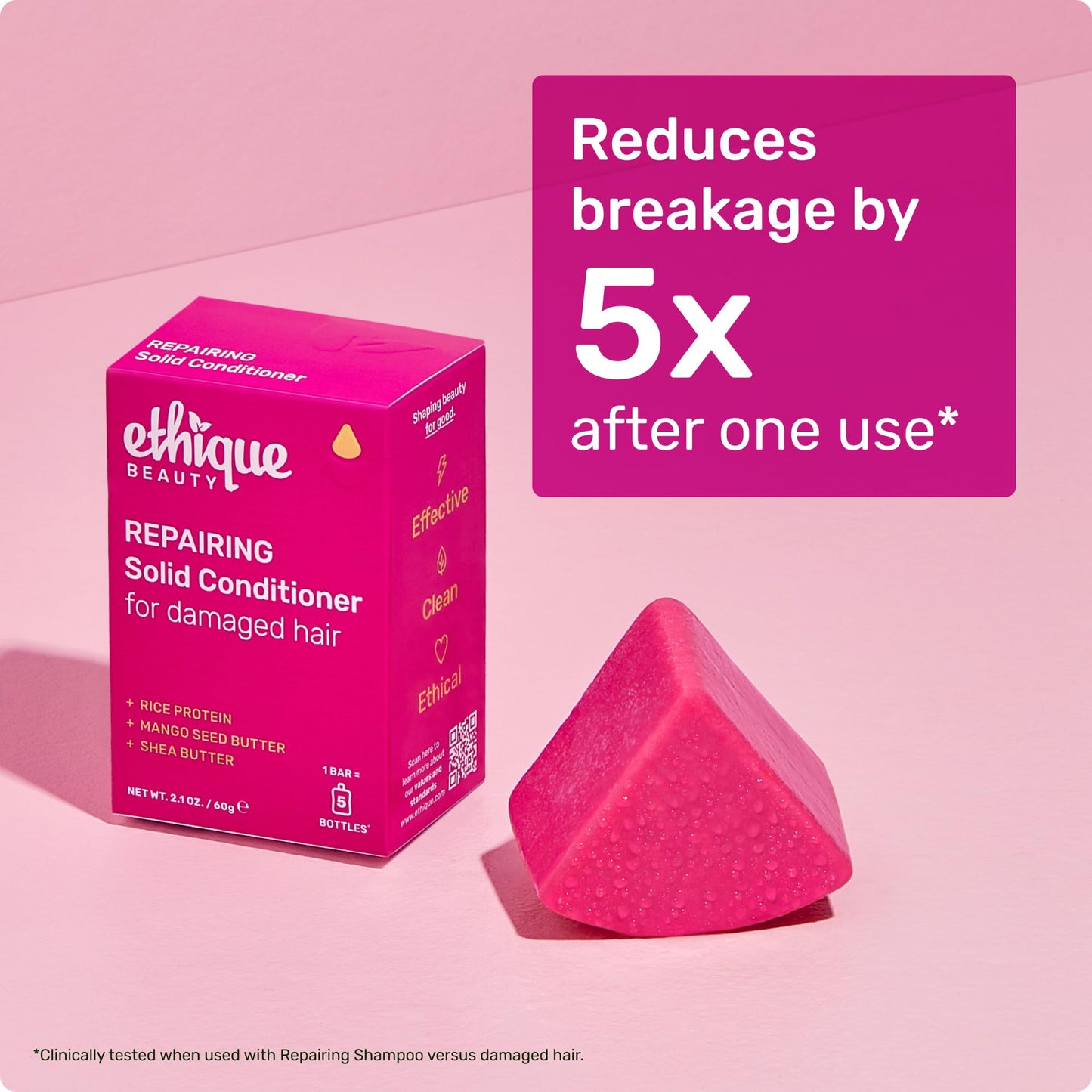 Ethique "Curliosity" Shea Butter Conditioner Bar: Plastic-Free