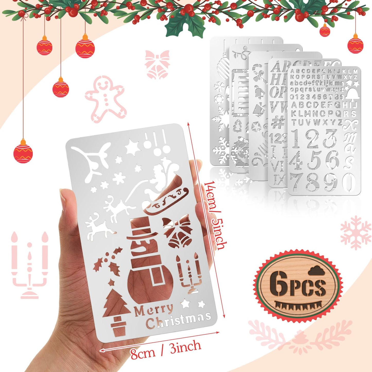 Stop Using Plastic: Metal Stencil Templates Made of Reusable Stainless Steel for Crafts