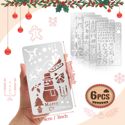 Stop Using Plastic: Metal Stencil Templates Made of Reusable Stainless Steel for Crafts