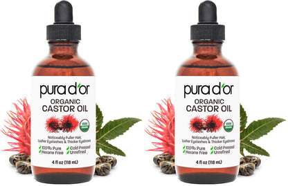 USDA Certified Organic Rosehip Seed Oil, 100% Pure Cold-Pressed – Pura D'or