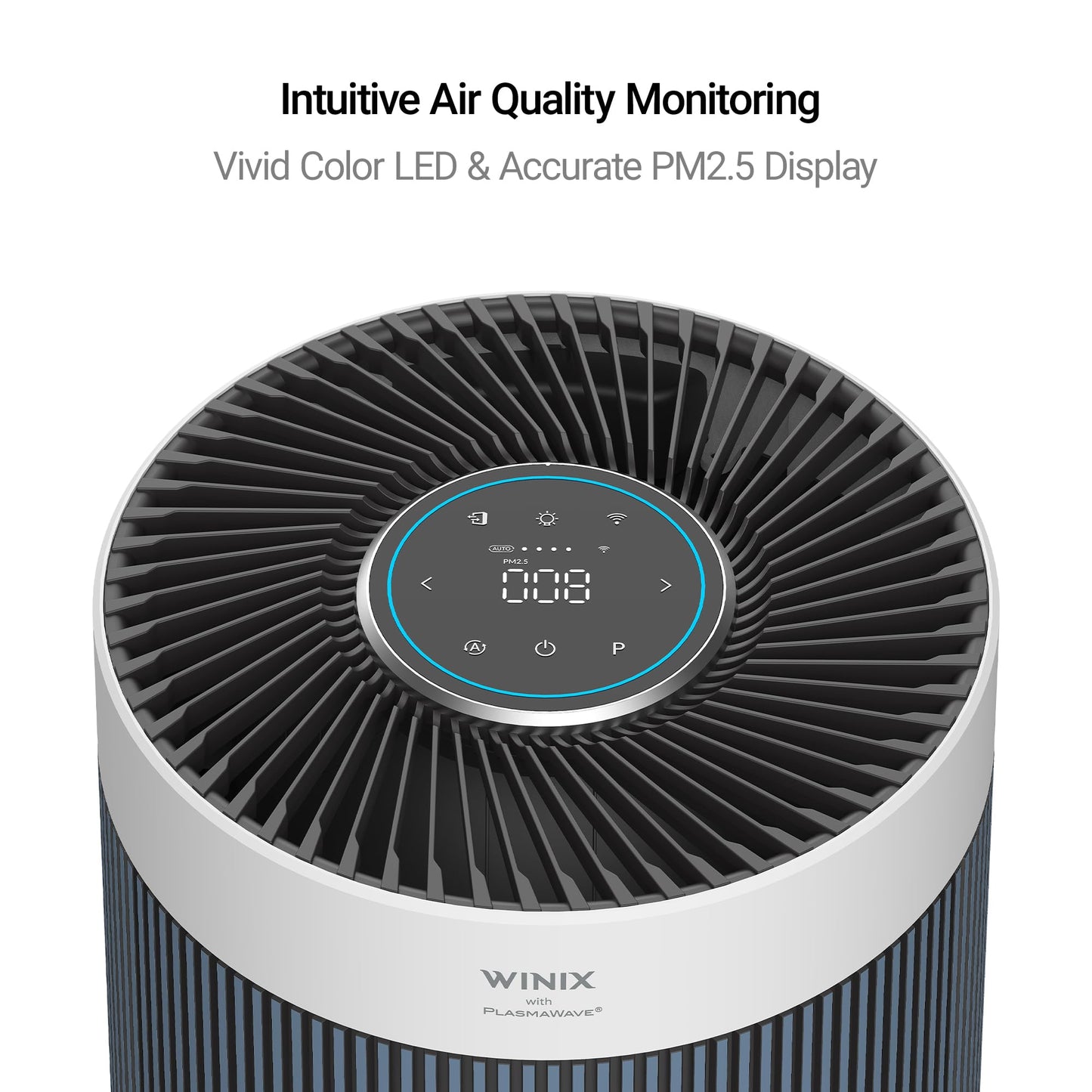 WINIX T810: True HEPA Purifier Capturing 99.99% of Allergens, Smart WiFi Purifier Reducing VOCs and Smoke
